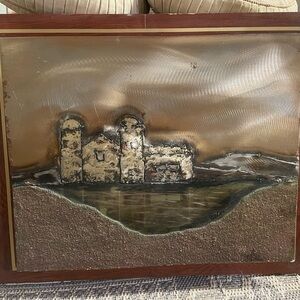 Iron art by Chase Allen (20x16” without frame), very solid made to last